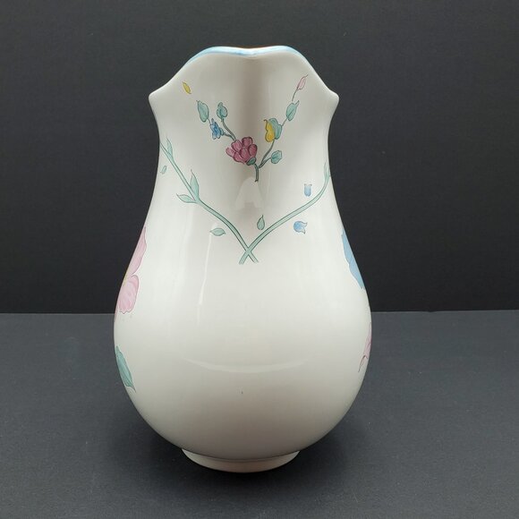 Block Bernarda Victoriana Pitcher 1988 Made in Portugal Floral Pitcher Vase - Picture 4 of 7